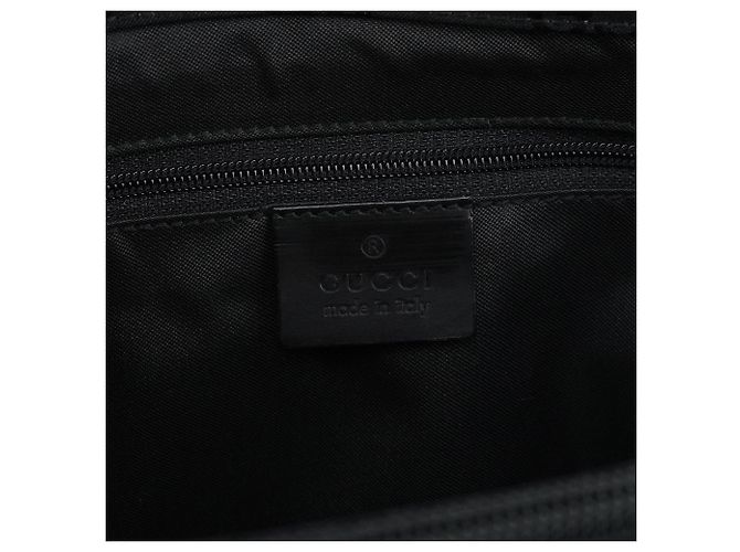 Gucci 002 1010 Borsa Tote GG Bamboo Nera - vista 10