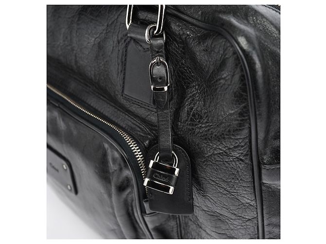 Chloé Borsa Tote Paddington in pelle nera - vista 7
