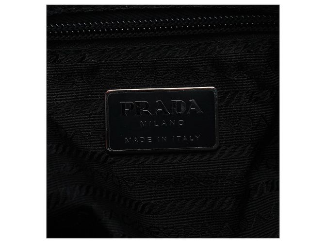 Prada Borsa a Tracolla Hobo Tessuto Sport Military Green - vista 12