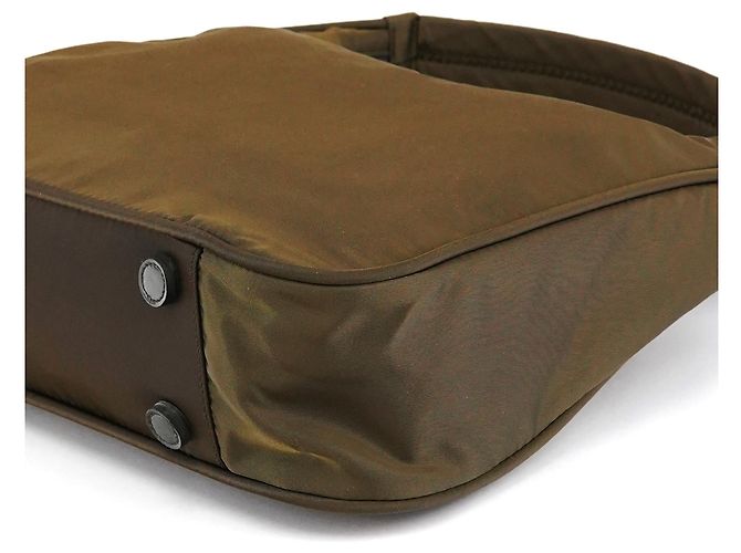 Prada Borsa a Tracolla Hobo Tessuto Sport Military Green - vista 9