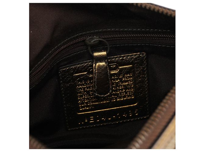 Coach Borsa a tracolla Soho in pelle beige e oro - vista 16