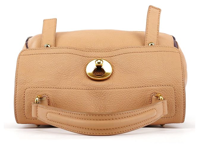 Yves Saint Laurent 283761 Borsa 2-Way Muse Two in pelle Beige Brown - vista 4