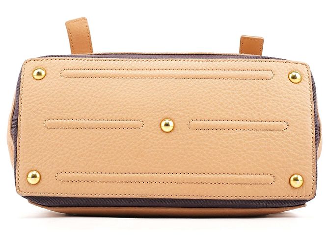 Yves Saint Laurent 283761 Borsa 2-Way Muse Two in pelle Beige Brown - vista 5