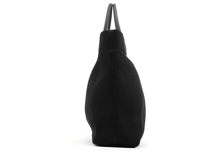 Miu Miu Borsa Tote Grande in Rete Nera - vista 2