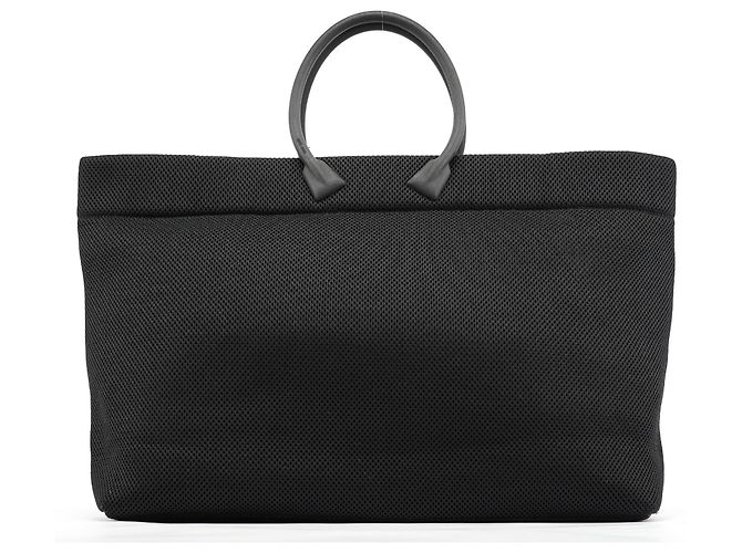 Miu Miu Borsa Tote Grande in Rete Nera - vista 3