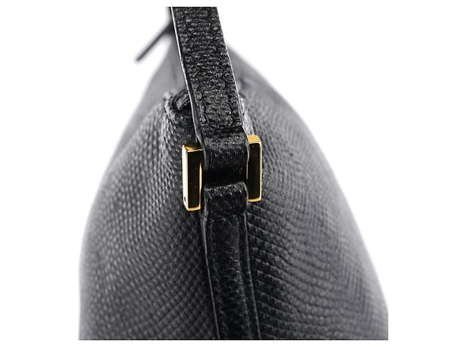 Gucci 250001 Pochette Boat in pelle embossed lucertola nera - vista 7