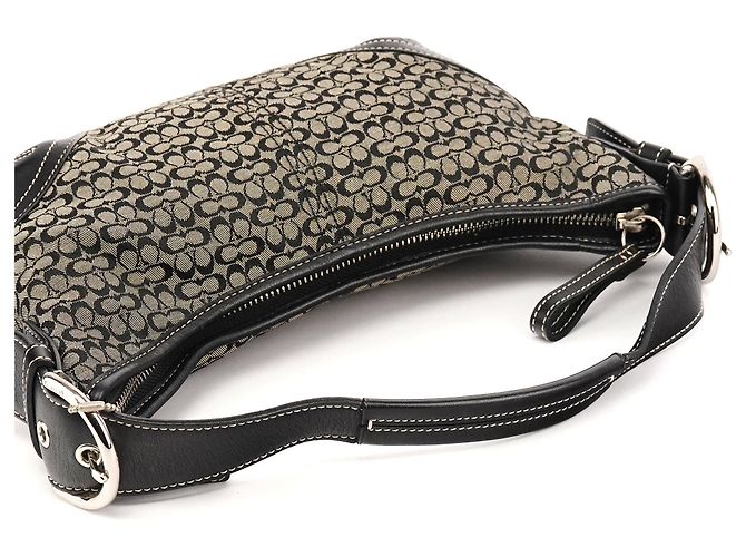 Coach Borsa a tracolla Signature Soho 6351 Grey Black - vista 11