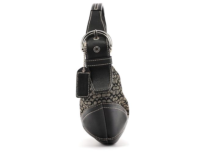 Coach Borsa a tracolla Signature Soho 6351 Grey Black - vista 2