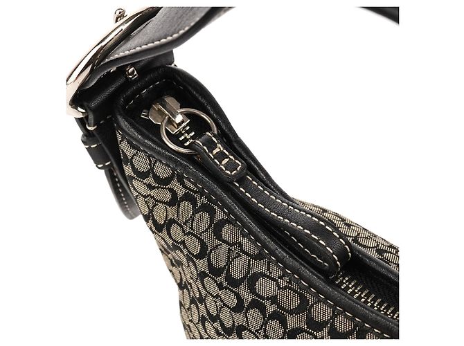 Coach Borsa a tracolla Signature Soho 6351 Grey Black - vista 7