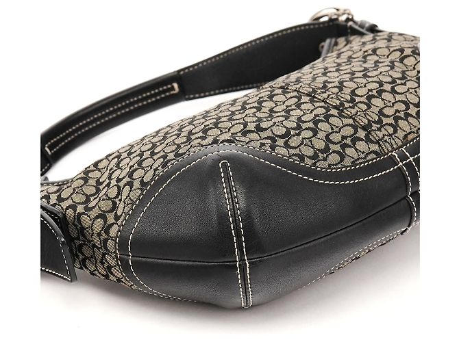 Coach Borsa a tracolla Signature Soho 6351 Grey Black - vista 9