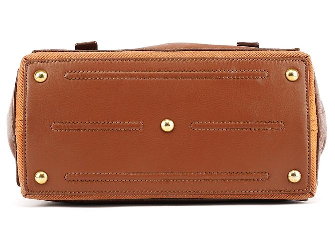 Yves Saint Laurent Borsa 2-Way Muse Two in pelle marrone chiaro - vista 5