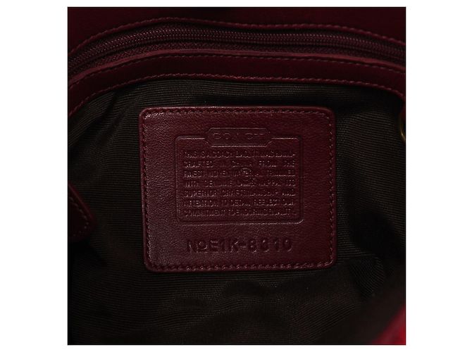 Coach Borsa a tracolla in pelle e tweed rosa - vista 14