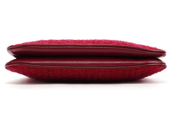 Coach Borsa a tracolla in pelle e tweed rosa - vista 4