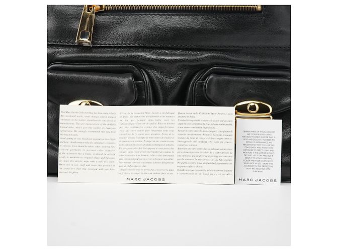 Marc Jacobs Borsa a spalla Angela multi-tasche in pelle nera - vista 15