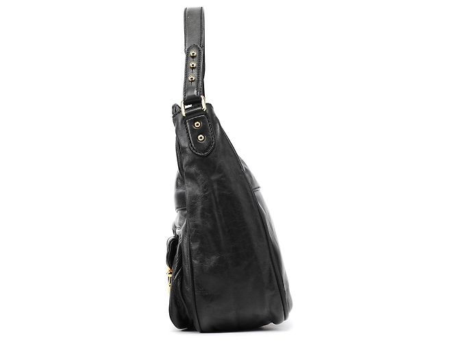 Marc Jacobs Borsa a spalla Angela multi-tasche in pelle nera - vista 2