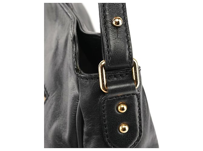 Marc Jacobs Borsa a spalla Angela multi-tasche in pelle nera - vista 9