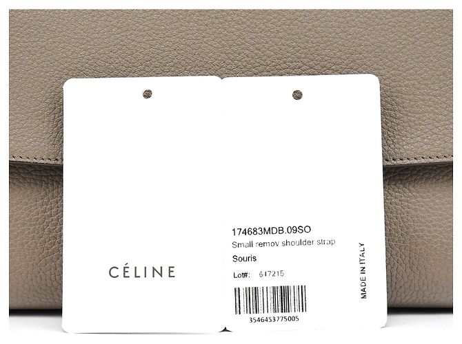 Trapèze Céline Borsa Trapeze 2-Way in pelle taupe - vista 16