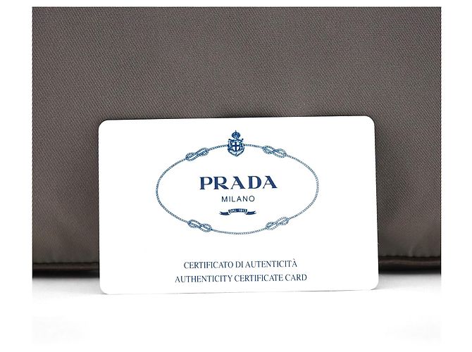 Prada Borsa a tracolla 1998 Green Tessuto Cocco Metal - vista 12