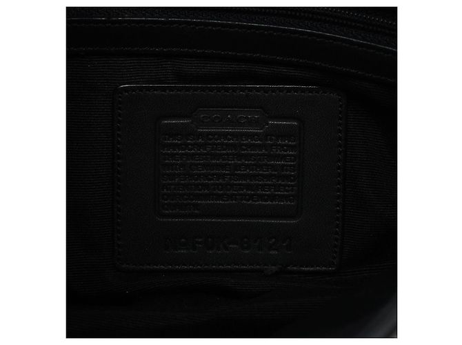 Coach Borsa a spalla 8121 in lana grigia spina di pesce - vista 13