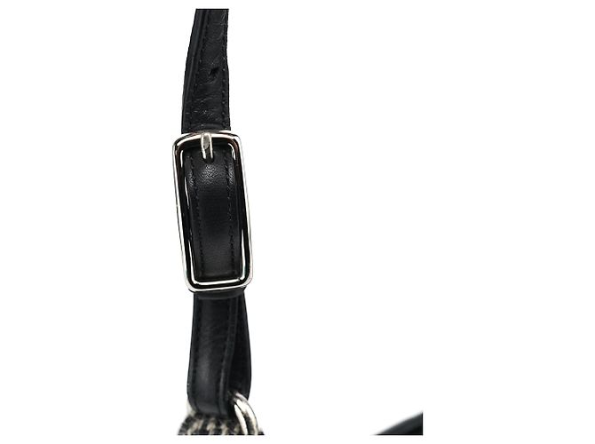 Coach Borsa a spalla 8121 in lana grigia spina di pesce - vista 7