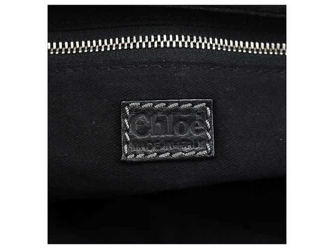 Chloé Borsa a tracolla Paddington in pelle nera - vista 13