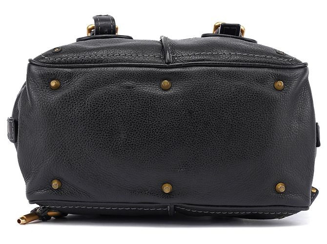 Chloé Borsa a tracolla Paddington in pelle nera - vista 5
