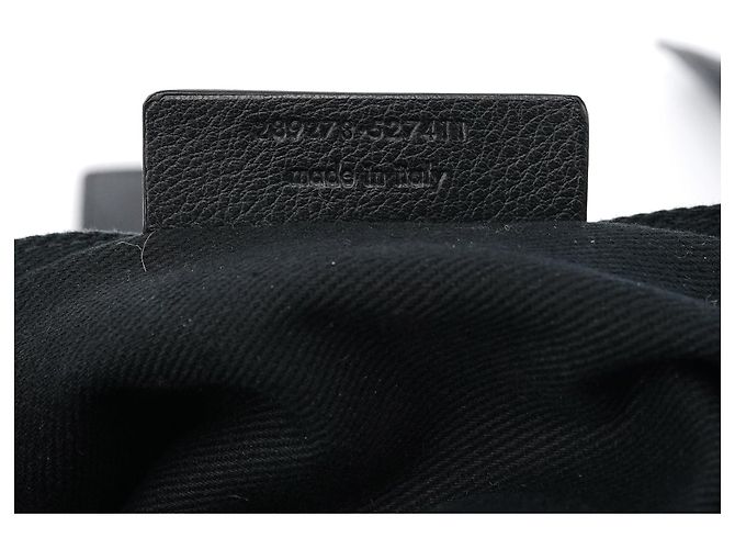 Yves Saint Laurent 289278 Borsa 2-Way Muse Two in pelle nera - vista 17