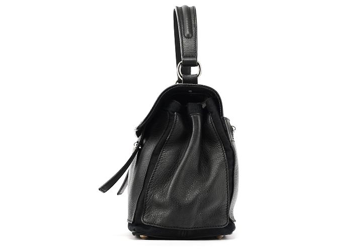 Yves Saint Laurent 289278 Borsa 2-Way Muse Two in pelle nera - vista 2