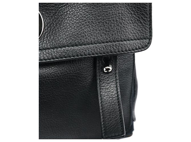 Yves Saint Laurent 289278 Borsa 2-Way Muse Two in pelle nera - vista 8