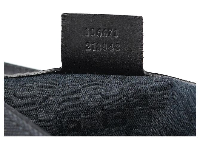 Gucci Borsa a tracolla in tela nera 2003 - vista 15