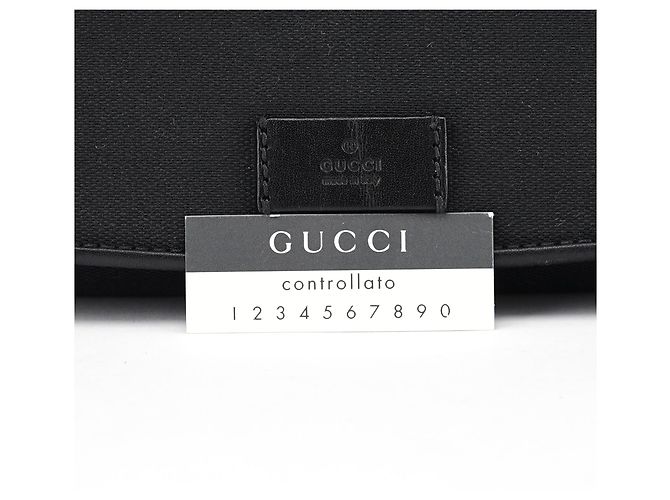 Gucci Borsa a tracolla in tela nera 2003 - vista 16