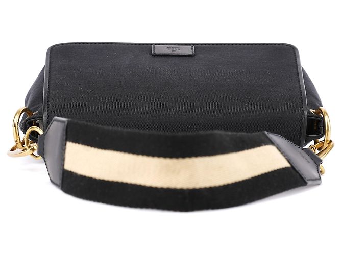 Gucci Borsa a tracolla in tela nera 2003 - vista 4