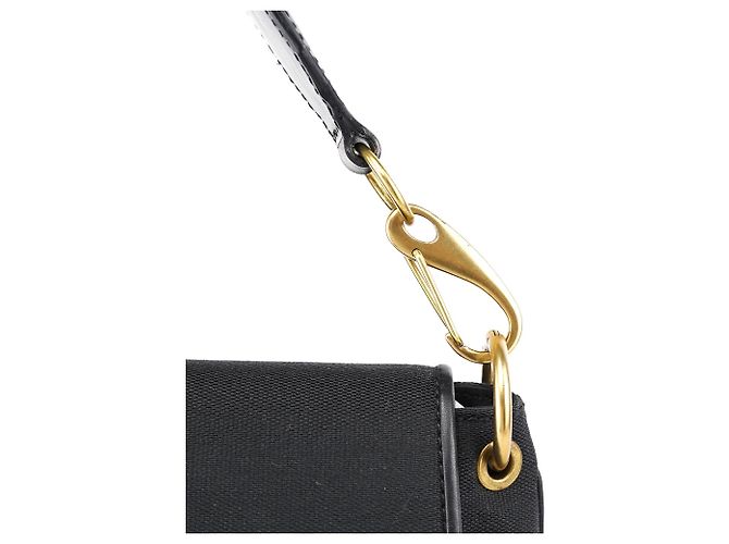 Gucci Borsa a tracolla in tela nera 2003 - vista 7