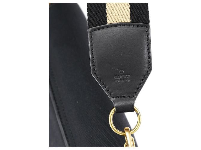 Gucci Borsa a tracolla in tela nera 2003 - vista 8