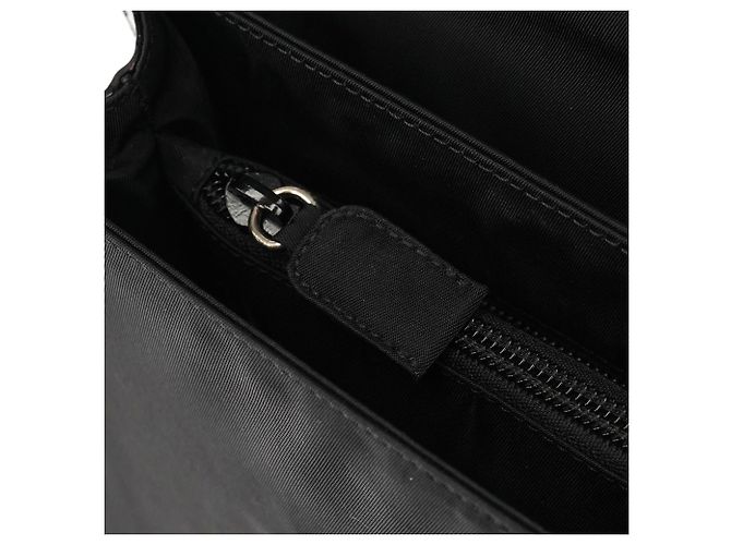 Prada Borsa con manico in nylon Tessuto Spazzolato nero - vista 11