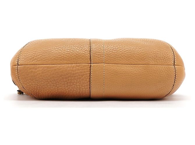 Coach Borsa a tracolla hobo in pelle Tan 11611 - vista 5