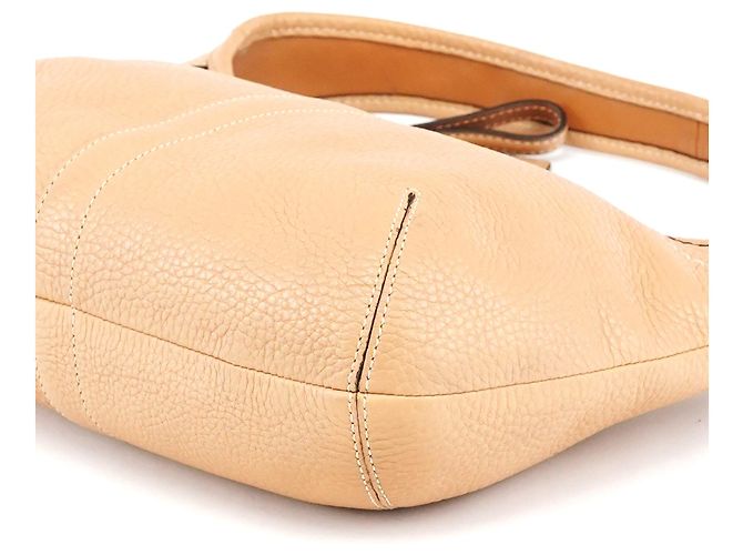 Coach Borsa a tracolla hobo in pelle Tan 11611 - vista 8