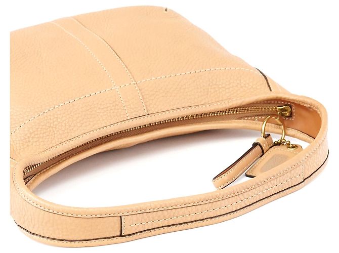 Coach Borsa a tracolla hobo in pelle Tan 11611 - vista 9