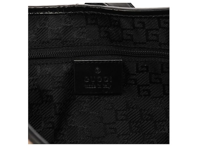 Gucci 001 3306 Borsa a tracolla Jackie in tela Beige Black Canvas - vista 9