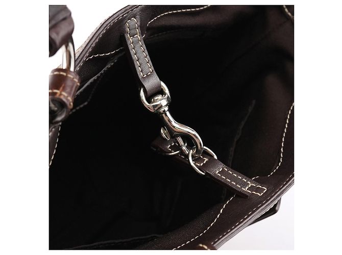 Coach Borsa Tote Soho Signature 5088 Beige Brown - vista 9