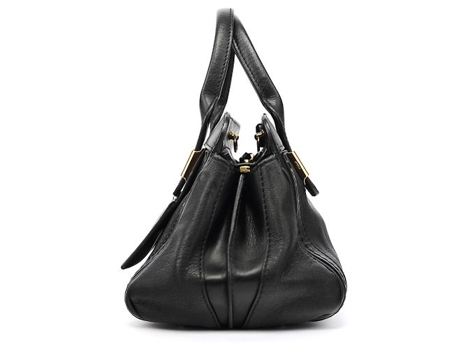 Chloé Borsa 2-Way Alice in pelle nera - vista 2
