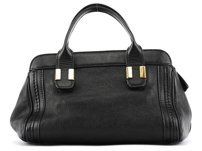 Chloé Borsa 2-Way Alice in pelle nera - vista 3