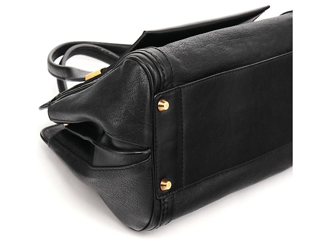 Chloé Borsa 2-Way Alice in pelle nera - vista 9