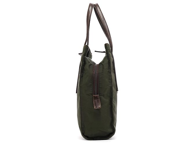 Prada Borsa Tote 1995 Green Tessuto Nappa Nylon - vista 2