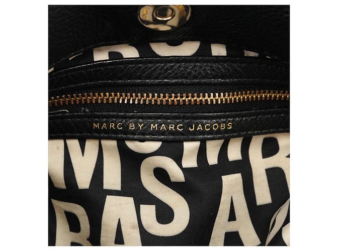 Marc by Marc Jacobs Borsa 2-Way Classic Q Fran in pelle nera - vista 10