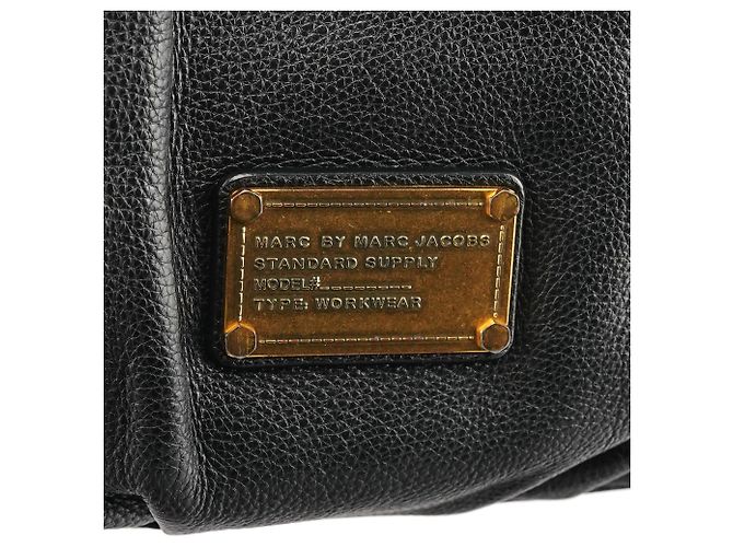 Marc by Marc Jacobs Borsa 2-Way Classic Q Fran in pelle nera - vista 6