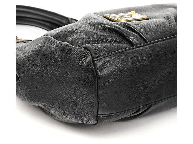 Marc by Marc Jacobs Borsa 2-Way Classic Q Fran in pelle nera - vista 7