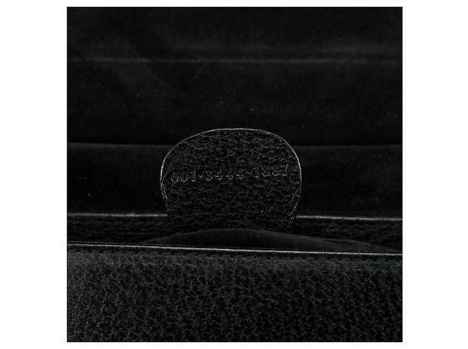 Bamboo Gucci Borsa in pelle nera con manico in bambù - vista 16