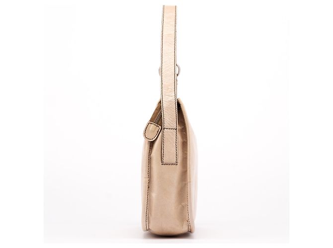 Miu Miu Borsa a tracolla hobo in pelle di agnello beige - vista 2