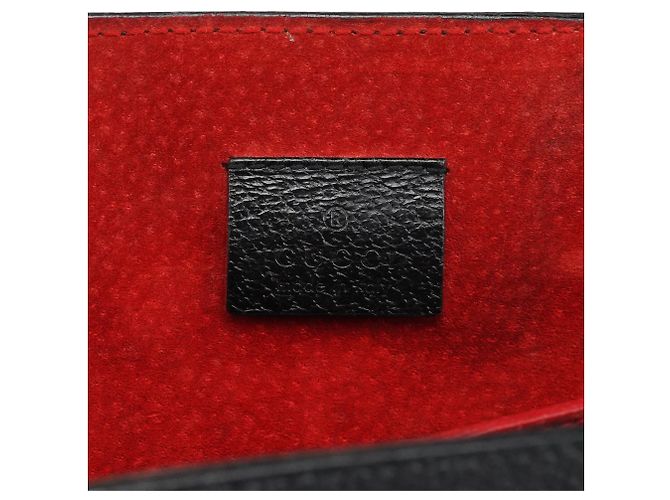 Bamboo Gucci 002 1060 Borsa Tote in pelle nera con bambù - vista 10